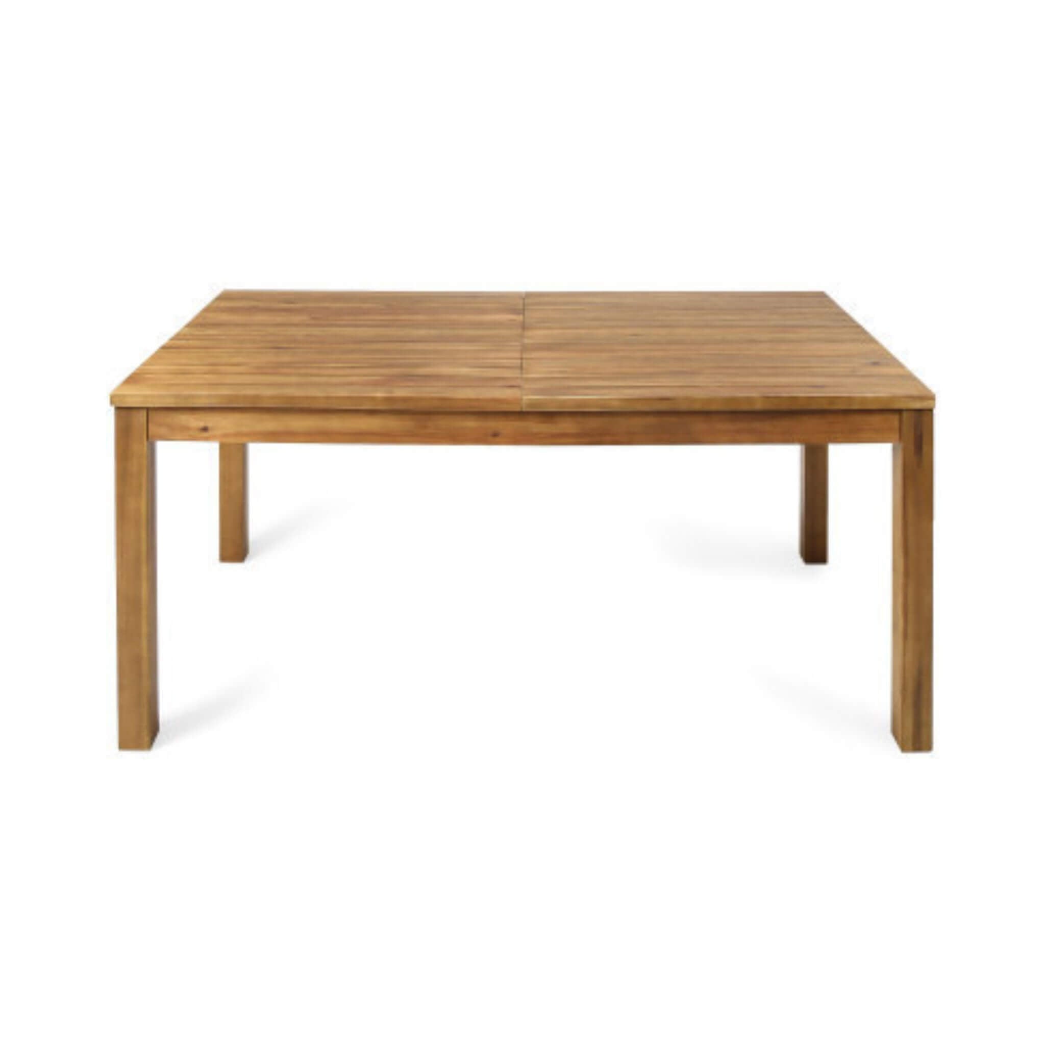 7-Piece Acacia Wood Outdoor Dining Set with Cushions & Extendable Table | Alora