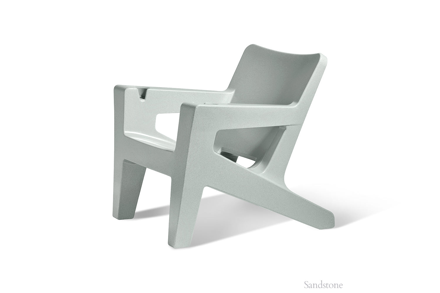 Bask Modern Adirondack Lounge Chair – Outdoor Resin Patio Chair