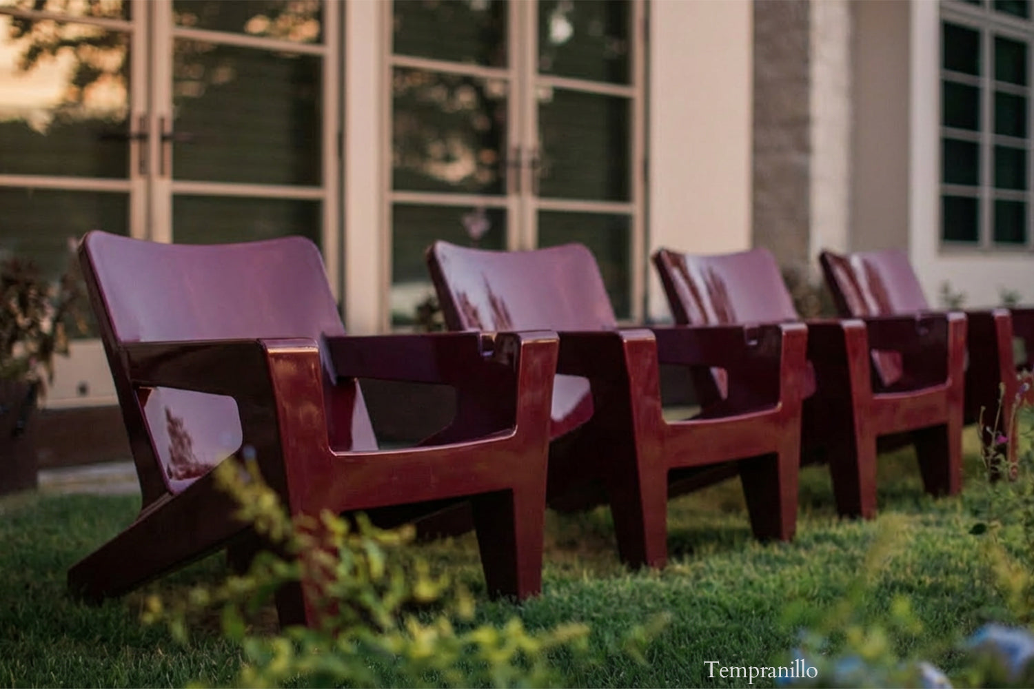 Bask Modern Adirondack Lounge Chair – Outdoor Resin Patio Chair