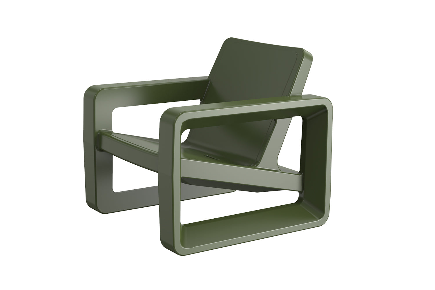 Deck Modern Outdoor Resin Lounge Chair – Patio & Poolside
