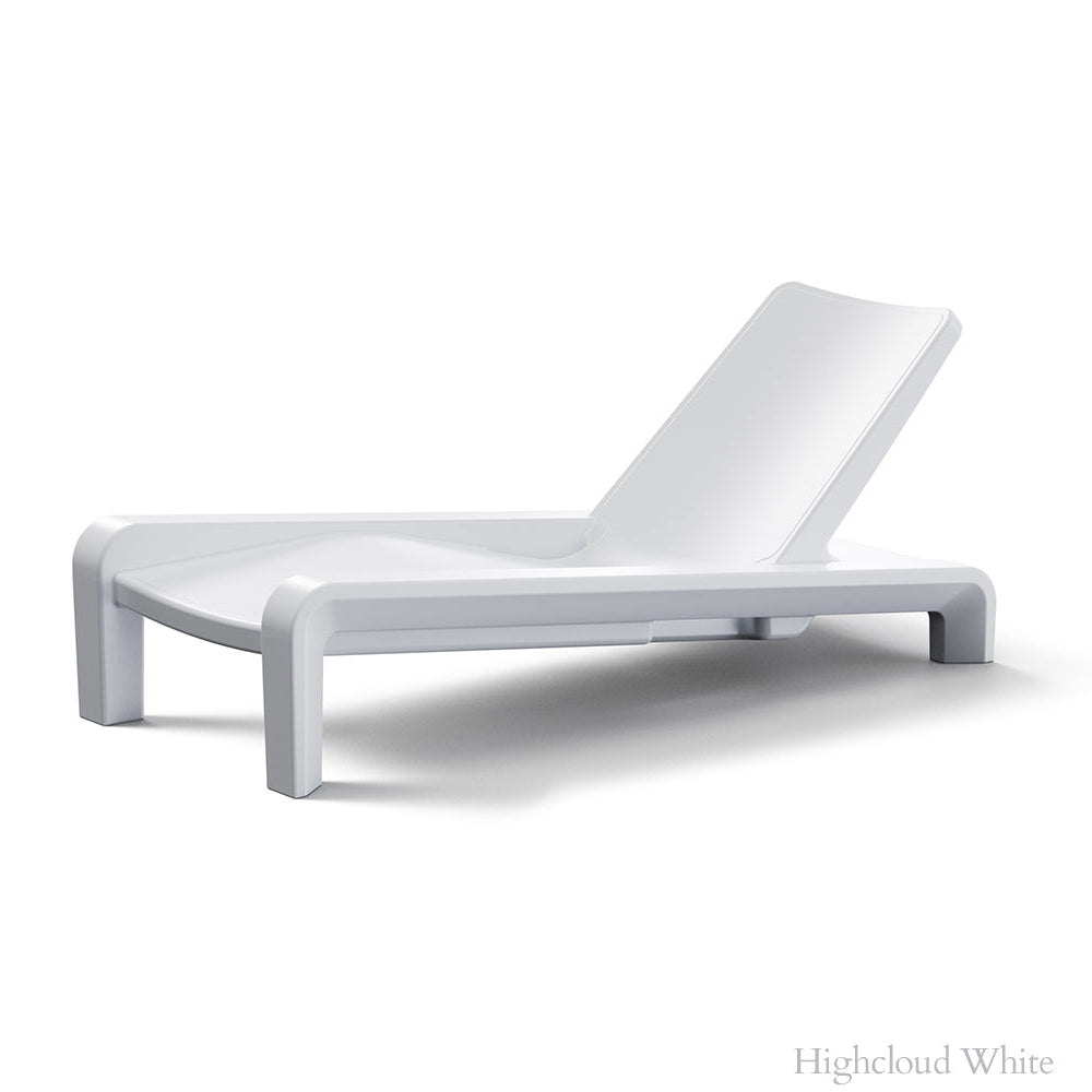 Deck Outdoor Chaise Lounge – Modern In-Pool & Patio Sun Lounger