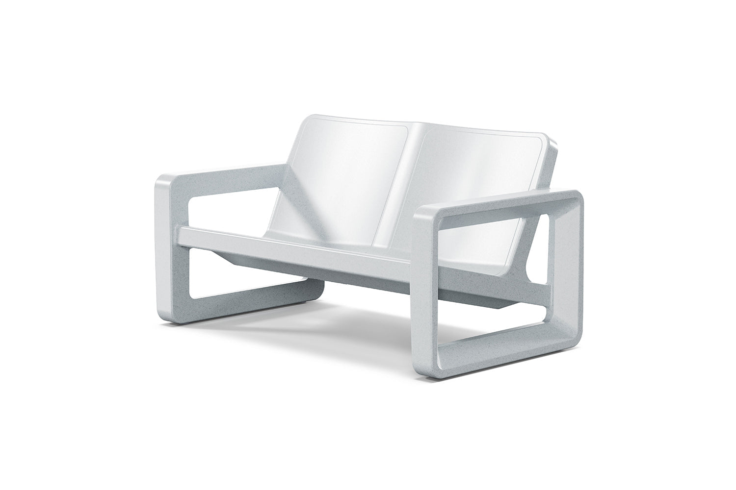 Deck Outdoor Loveseat – Modern Resin Patio 2-Seater