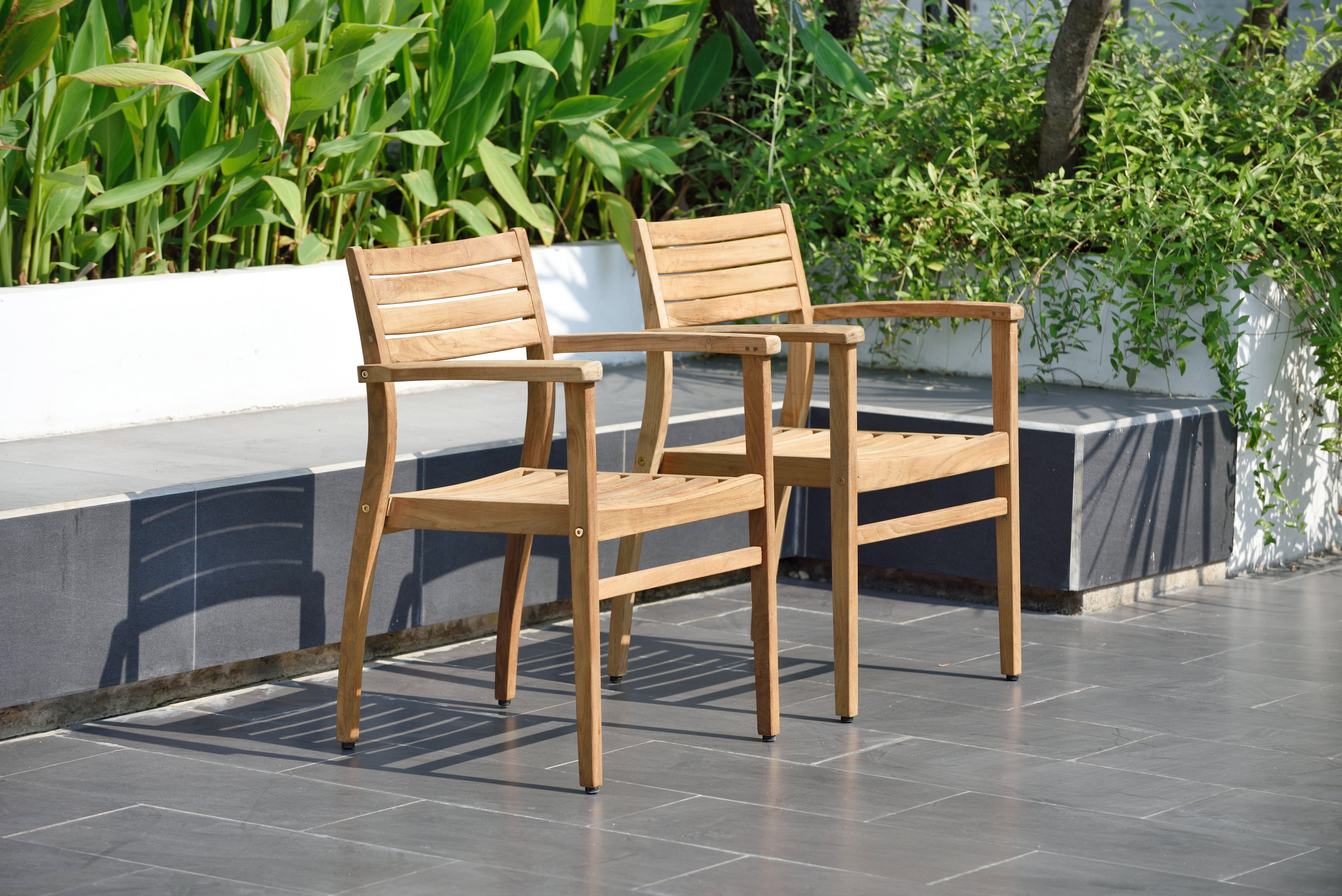 Extendable Teak Outdoor Dining Set – FSC Certified | Julien