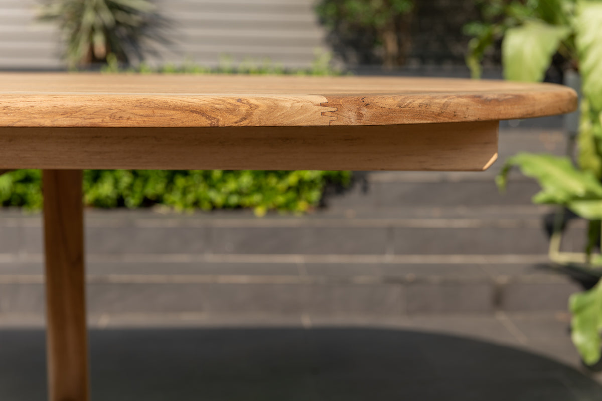 Extendable Teak Outdoor Dining Set – FSC Certified | Julien