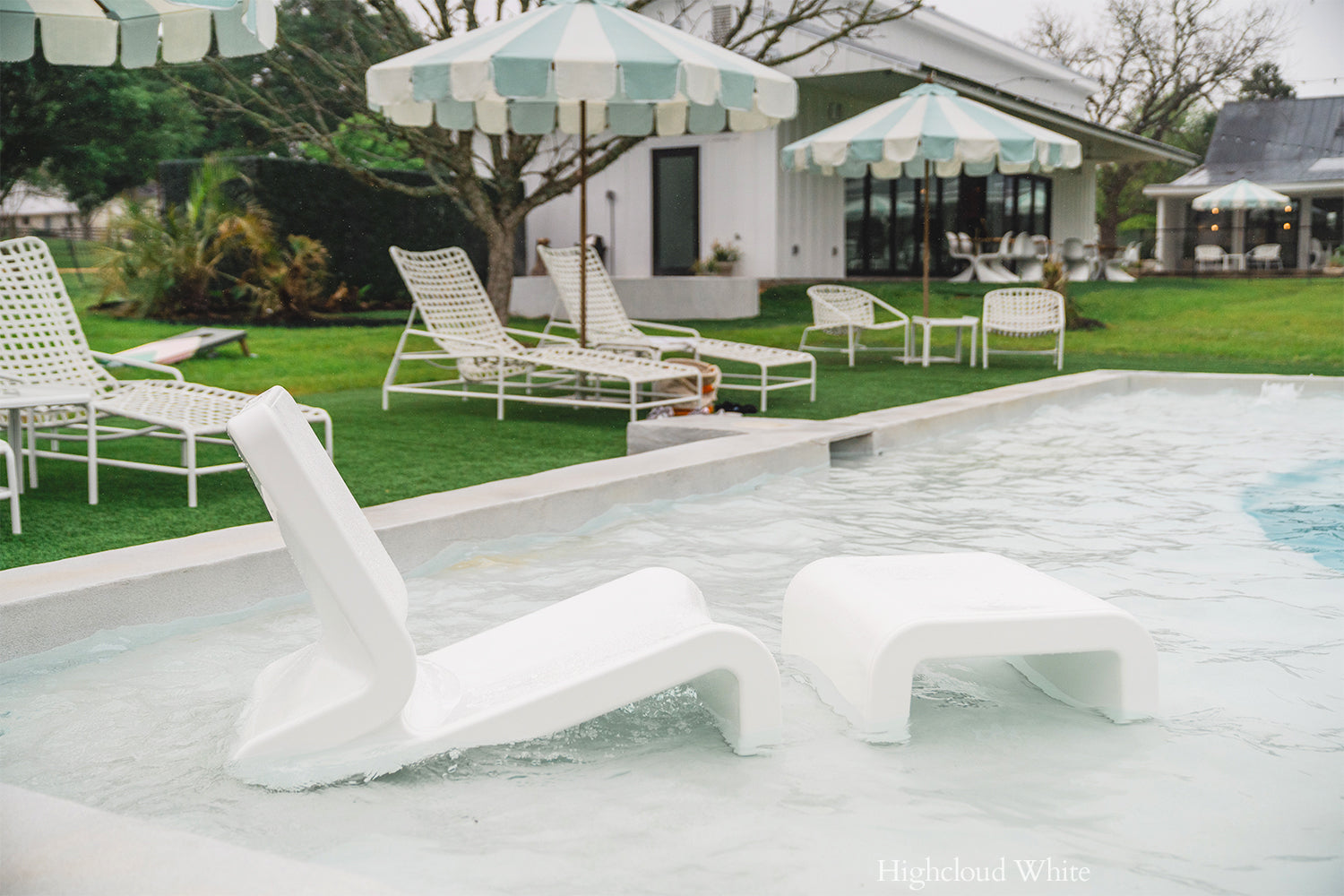 Line In-Pool Lounge Chair – Modern Outdoor Pool Chair