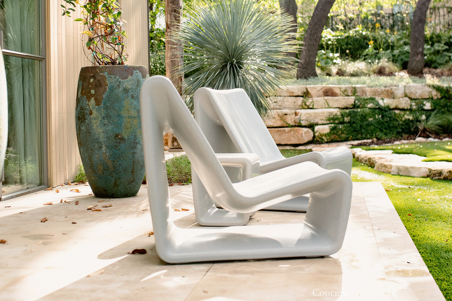 Loop Modern Outdoor Lounge Chair – In-Pool & Patio Tanning Ledge Chair
