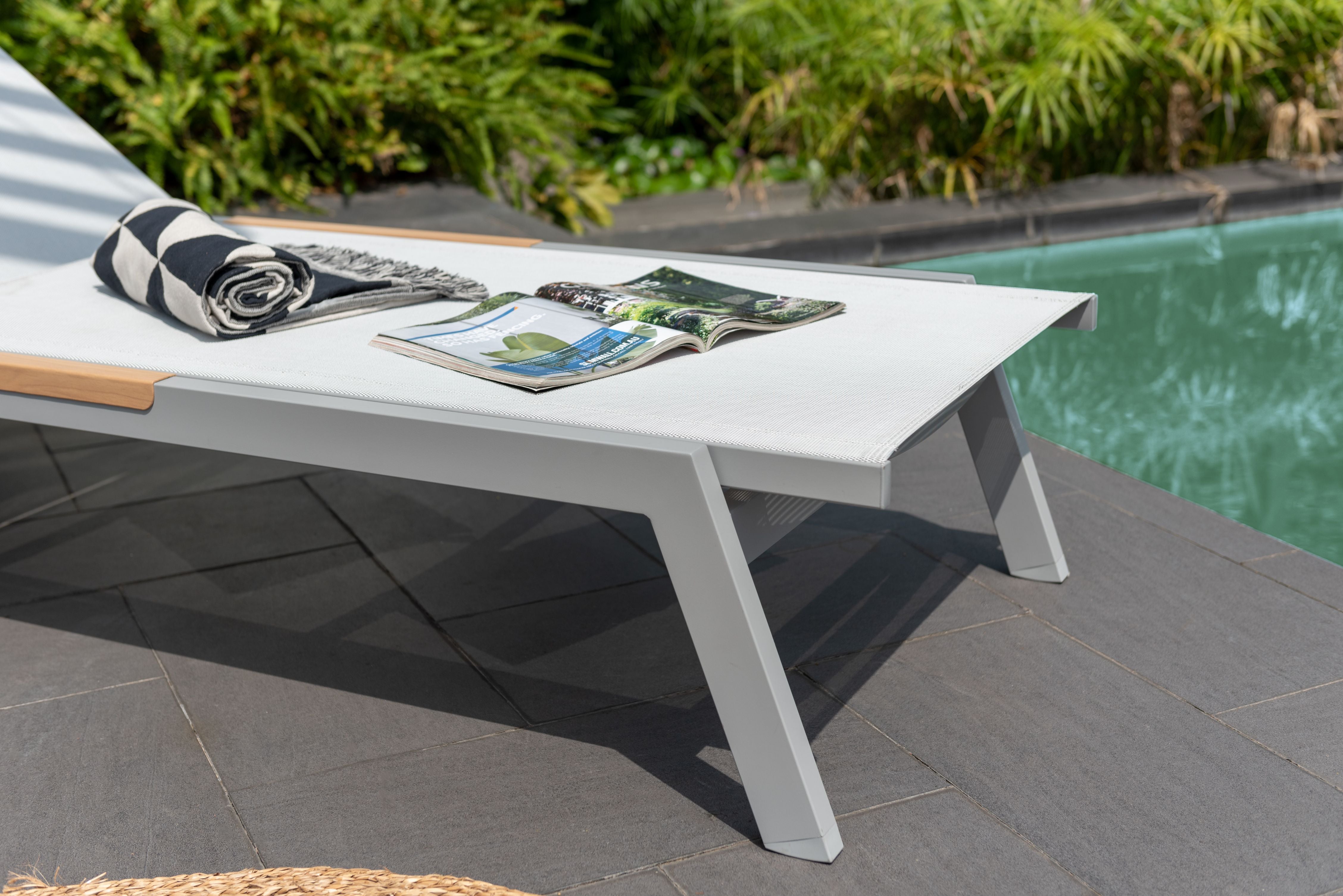 Panama Light Outdoor Sun Lounger