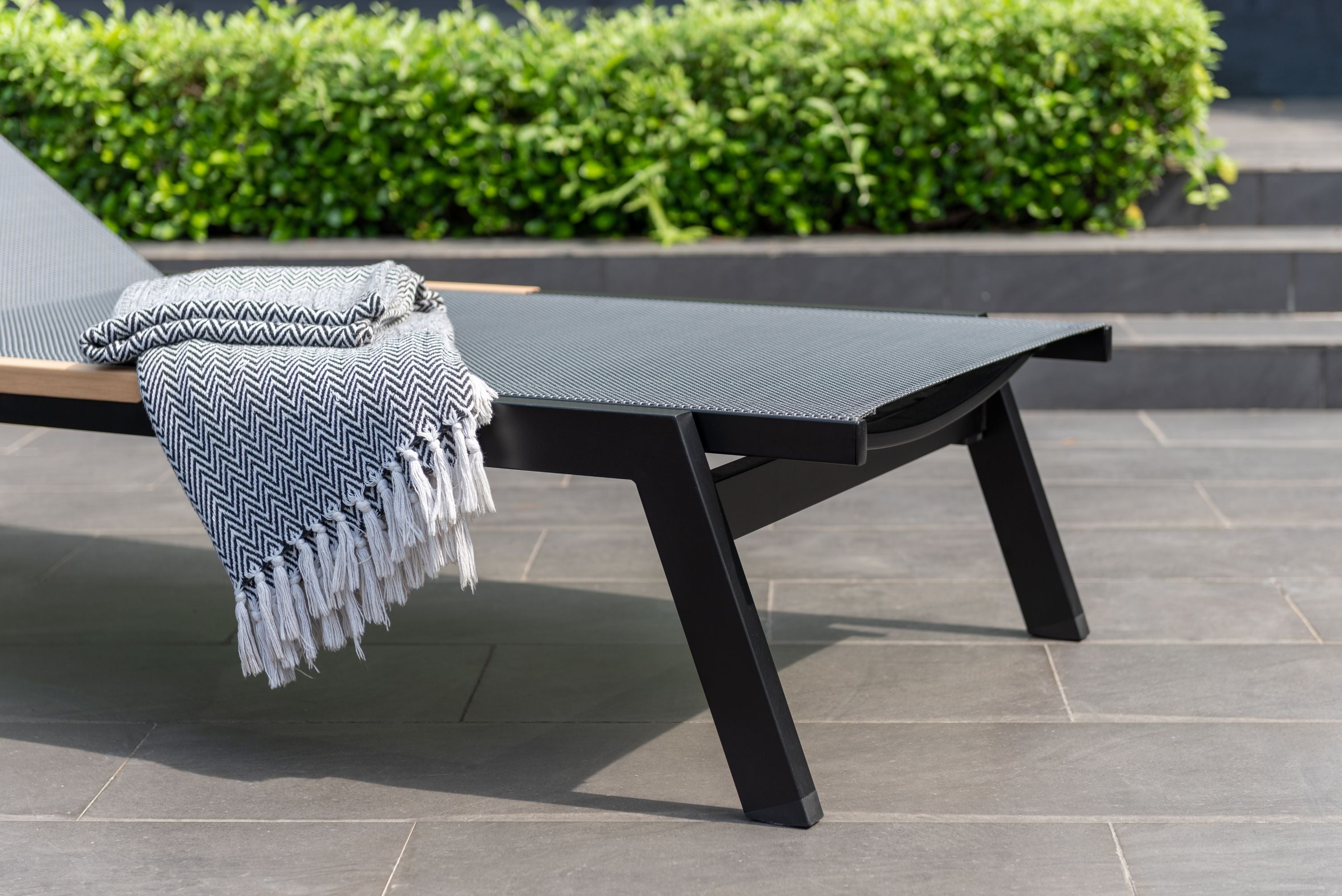 Panama Dark Outdoor Sun Lounger