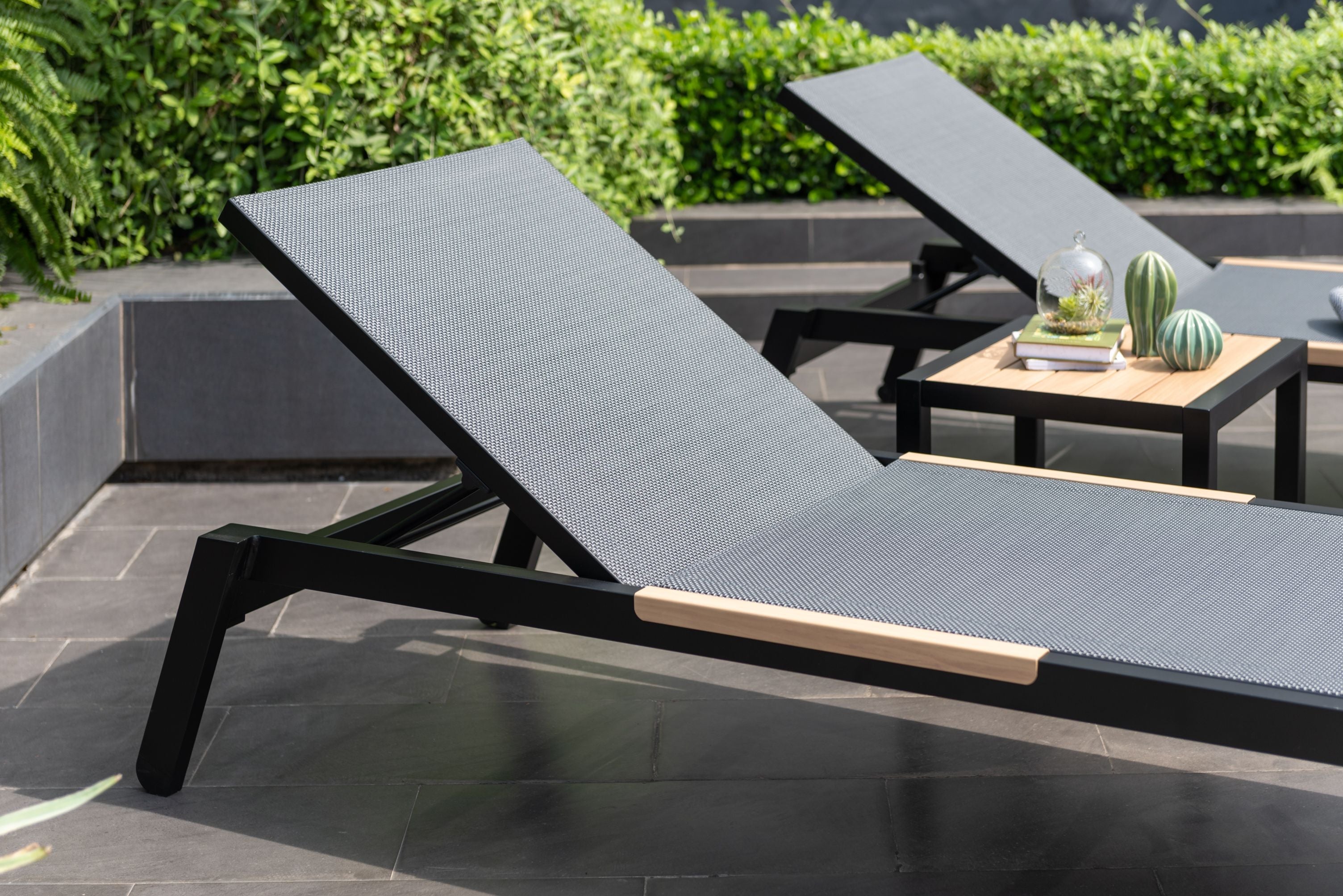 Panama Dark Outdoor Sun Lounger