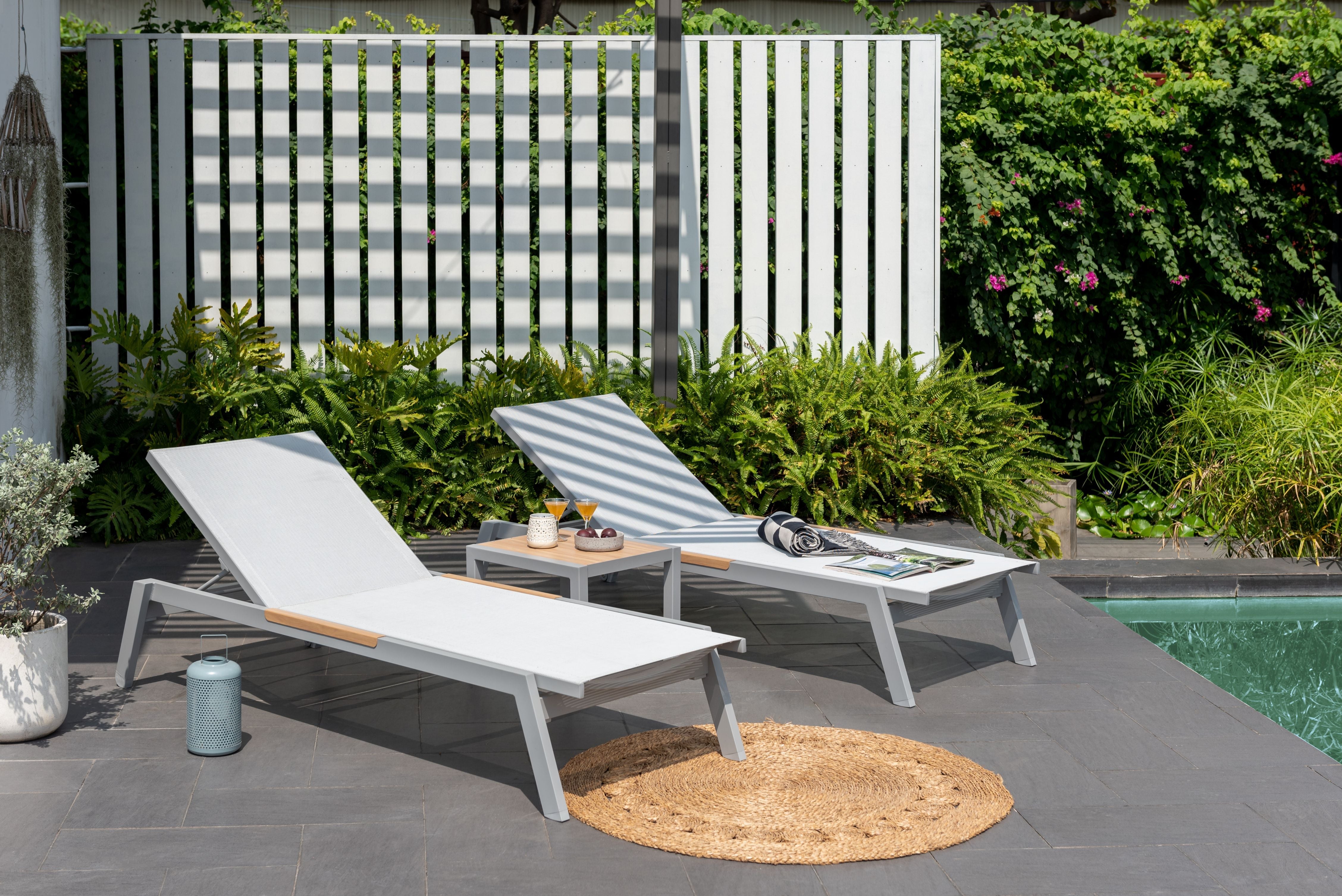 Panama Light Outdoor Sun Lounger