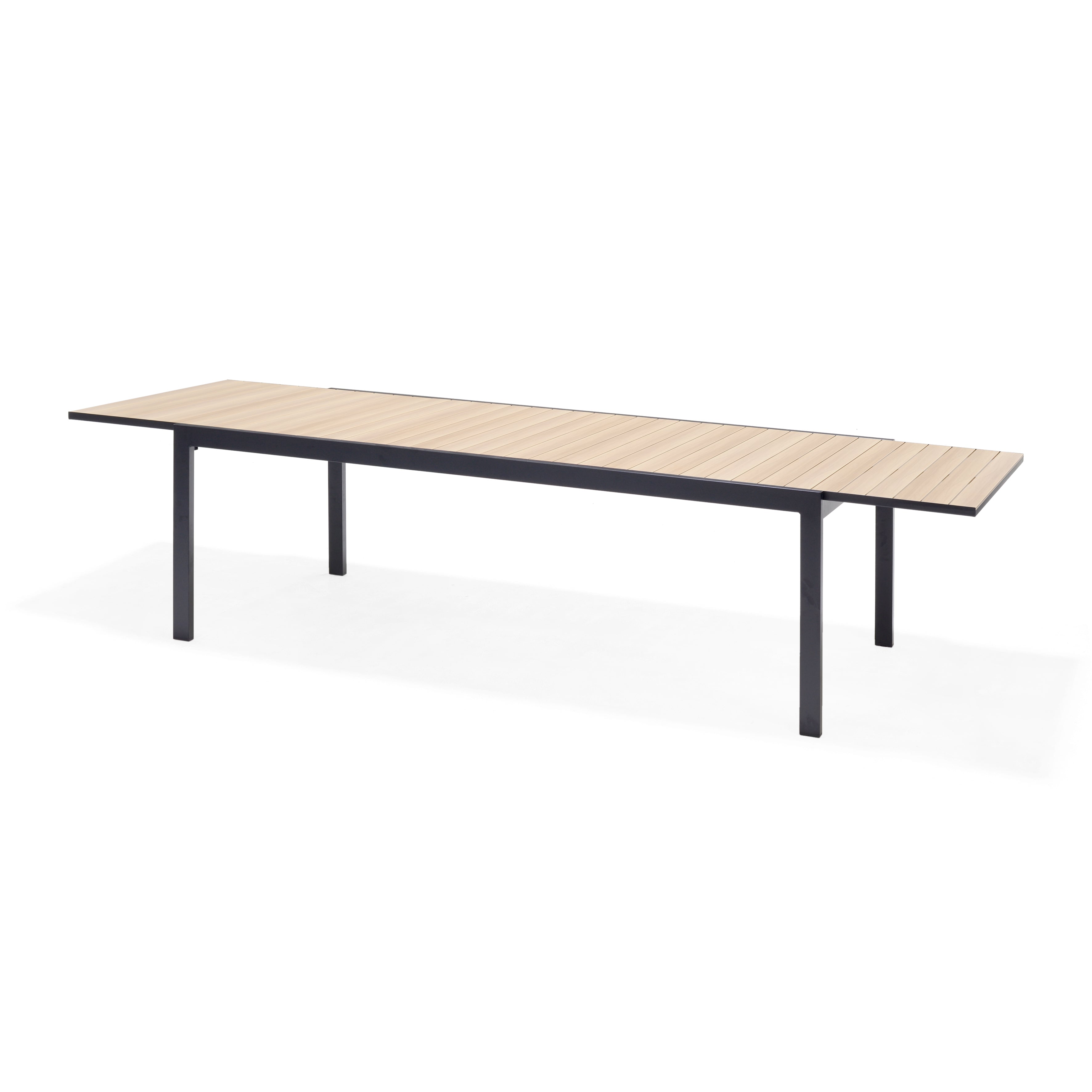 Panama Dark Outdoor Extendable Patio Dining Table
