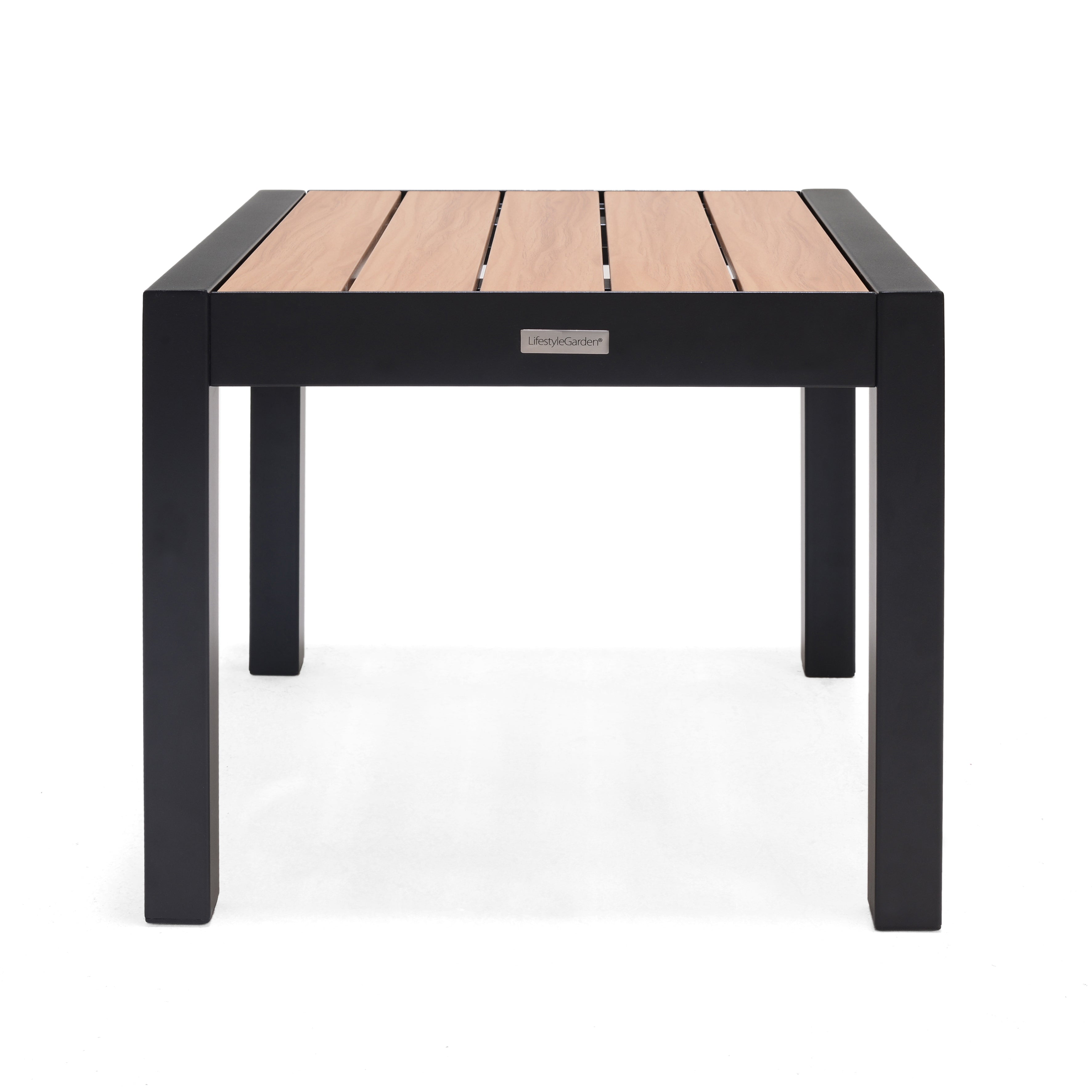 Panama Dark Outdoor Coffee Table Set with Sun Loungers – 3-Piece