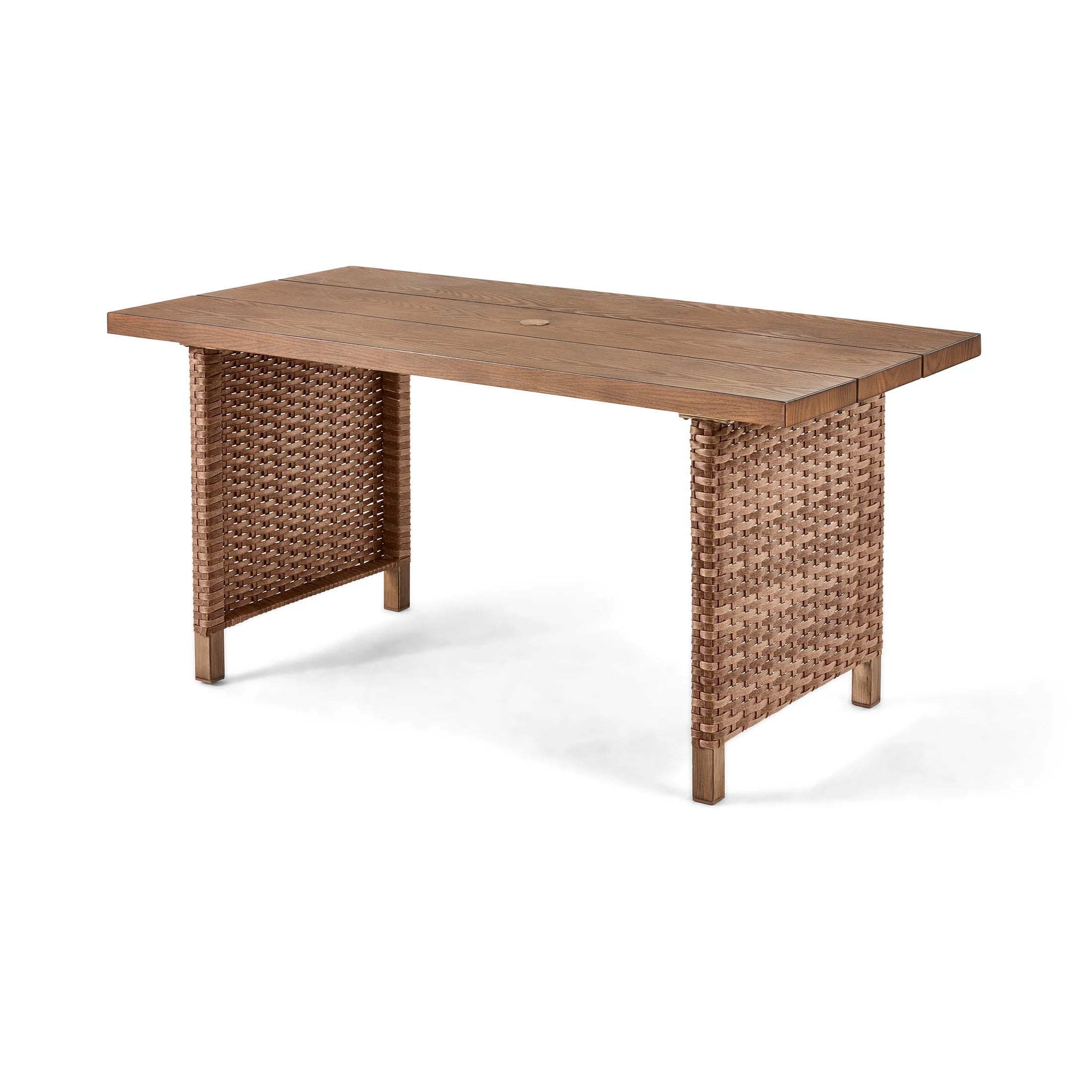 Better Homes & Gardens Brookbury Outdoor Wicker Patio Sectional Dining Set