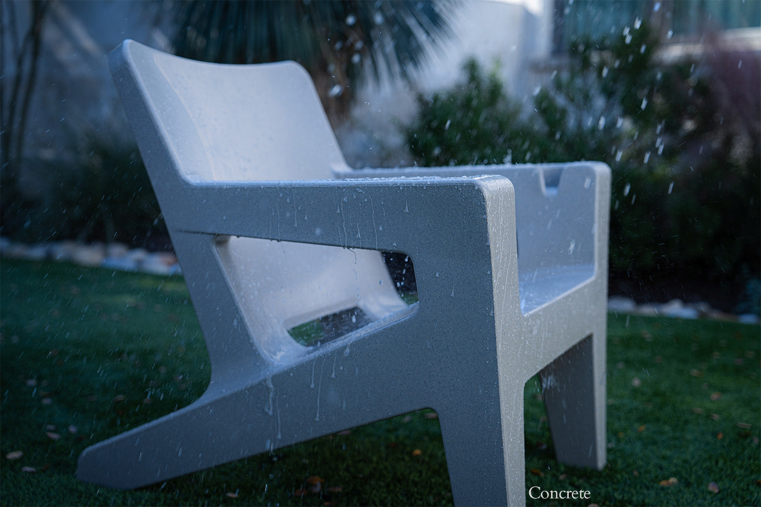 Bask Modern Adirondack Lounge Chair – Outdoor Resin Patio Chair