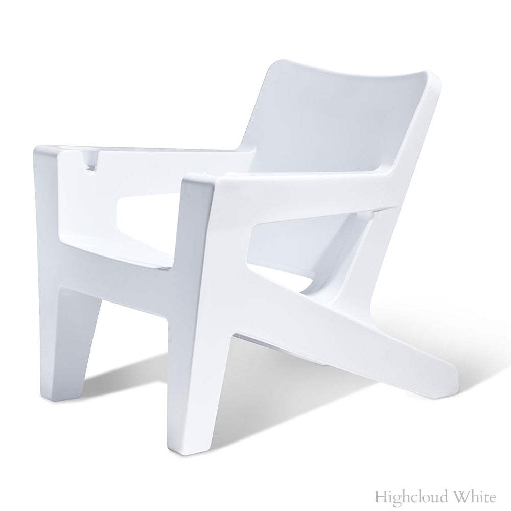Bask Modern Adirondack Lounge Chair – Outdoor Resin Patio Chair