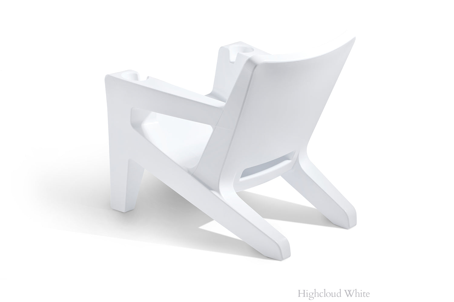Bask Modern Adirondack Lounge Chair – Outdoor Resin Patio Chair
