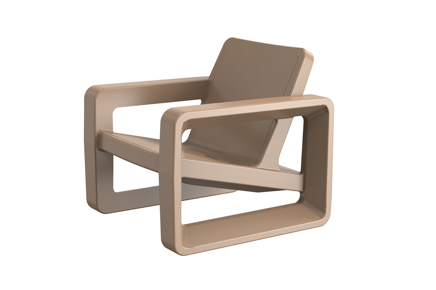 Deck Modern Outdoor Resin Lounge Chair – Patio & Poolside