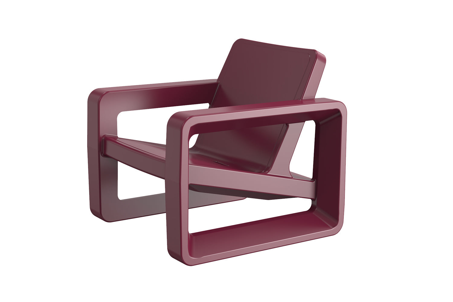 Deck Modern Outdoor Resin Lounge Chair – Patio & Poolside