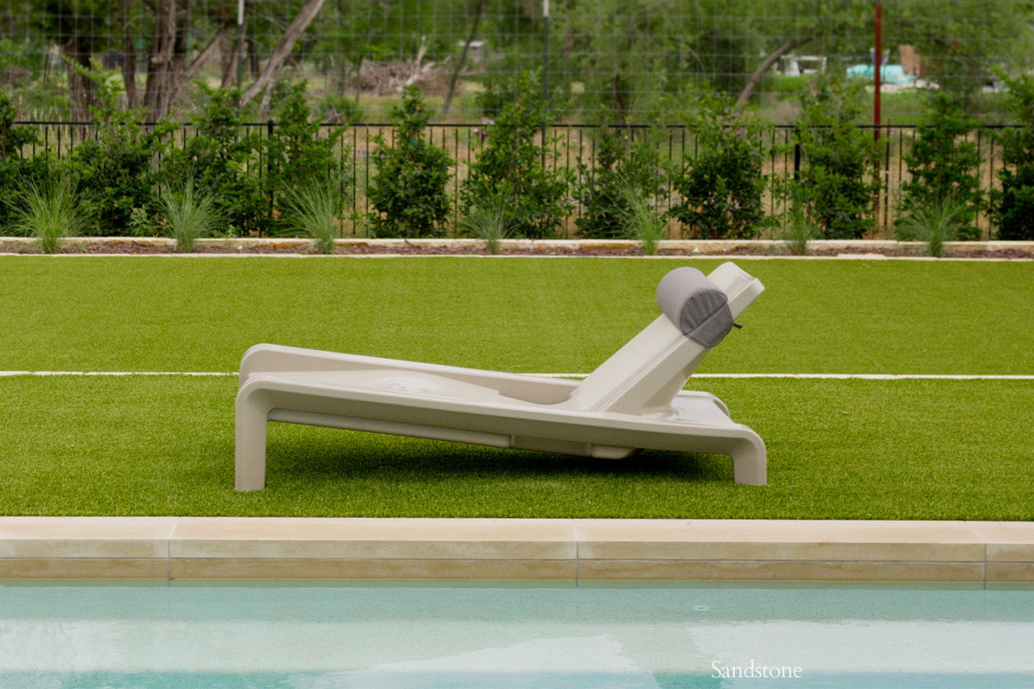 Deck Outdoor Chaise Lounge – Modern In-Pool & Patio Sun Lounger