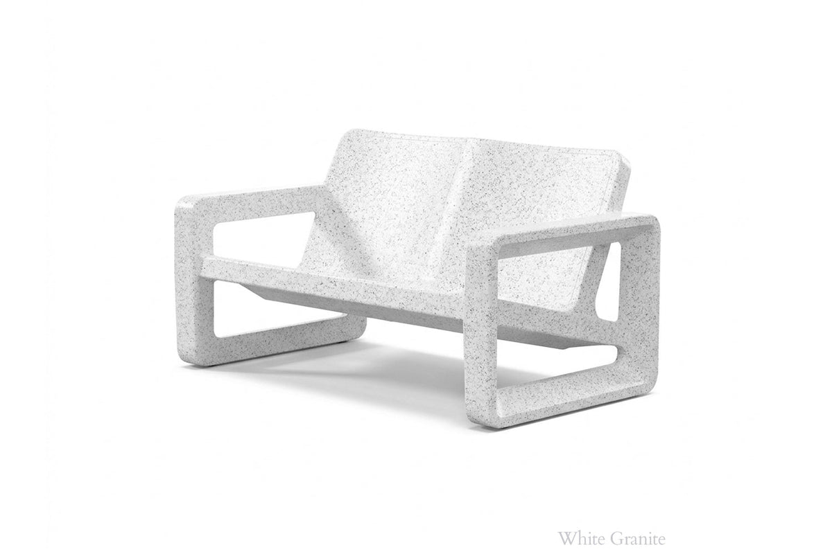 Deck Outdoor Loveseat – Modern Resin Patio 2-Seater