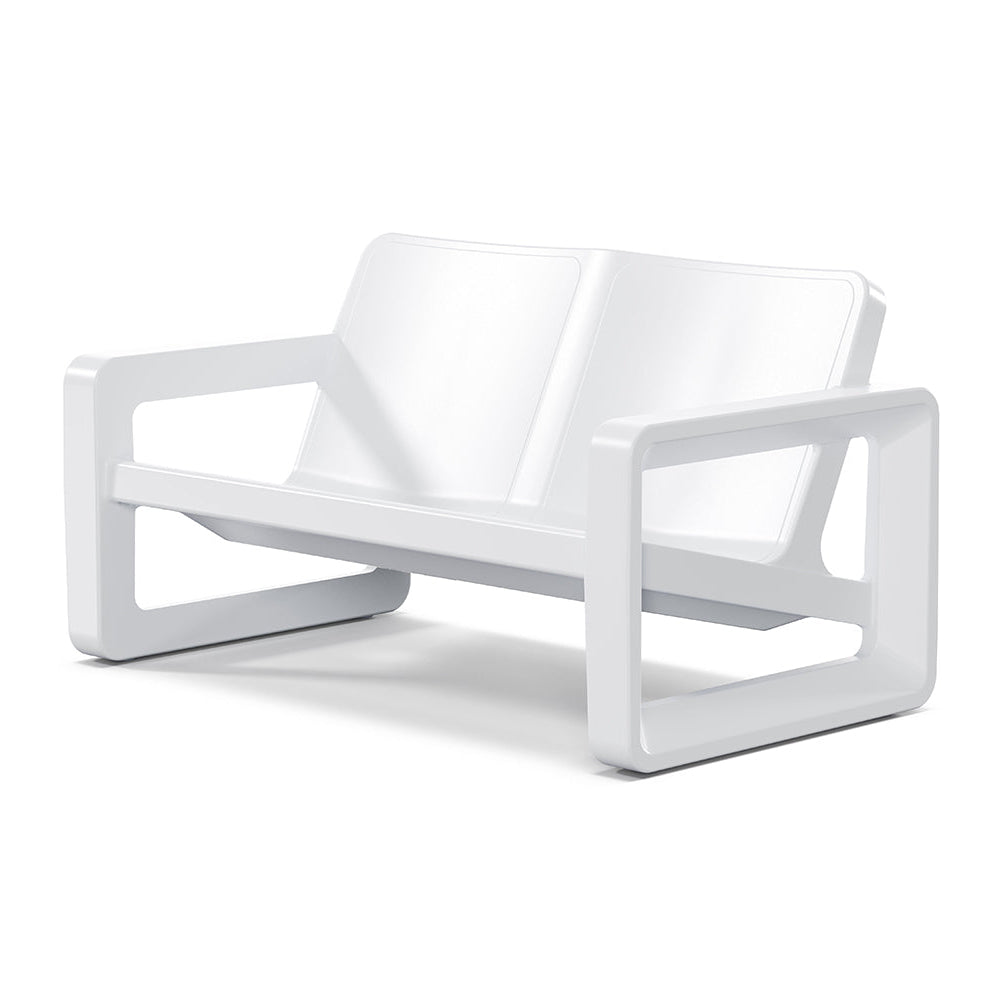 Deck Outdoor Loveseat – Modern Resin Patio 2-Seater