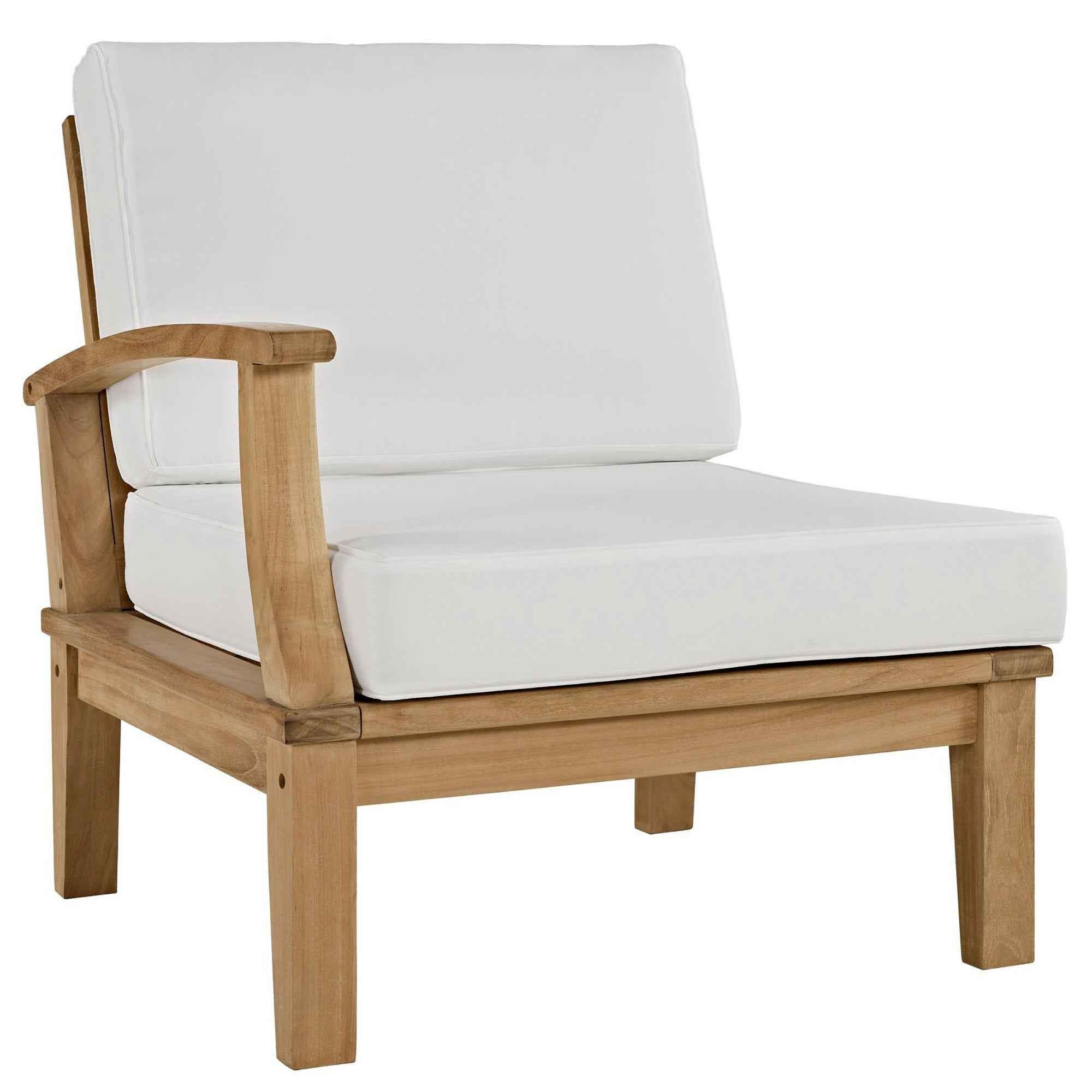 10-Piece Teak Outdoor Seating Set with Cushions – Marina | Modway