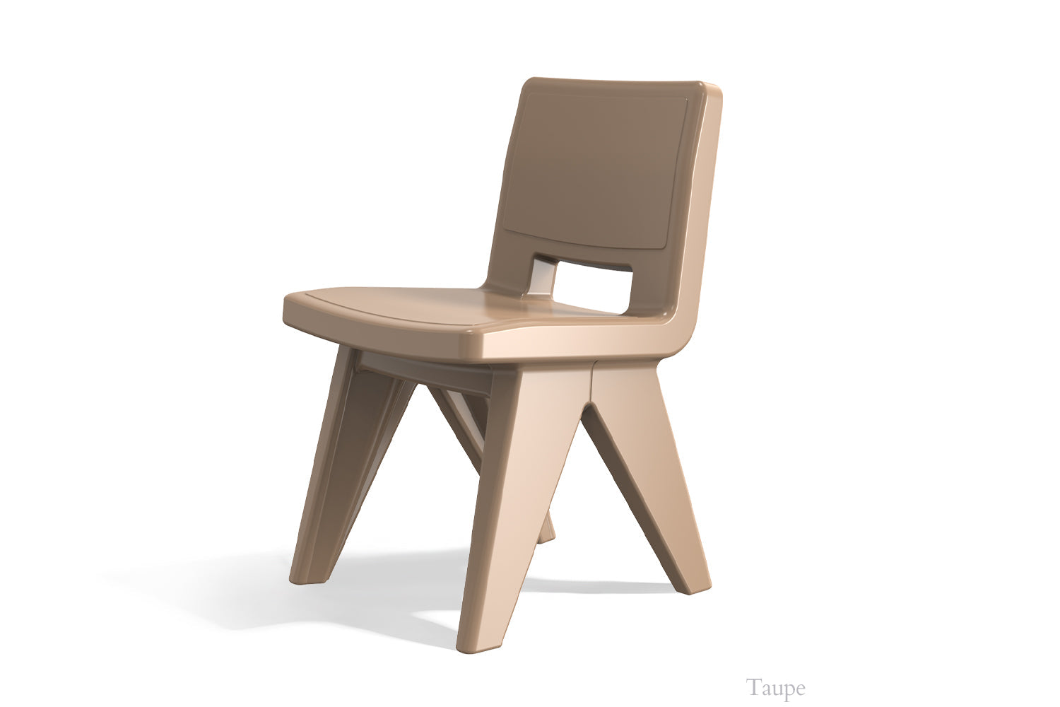 Fresco Modern Outdoor Dining Chair – Marine-Grade Polyethylene Patio Chair