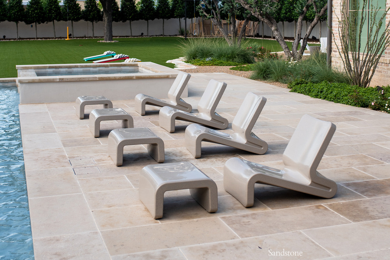 Line In-Pool Lounge Chair – Modern Outdoor Pool Chair