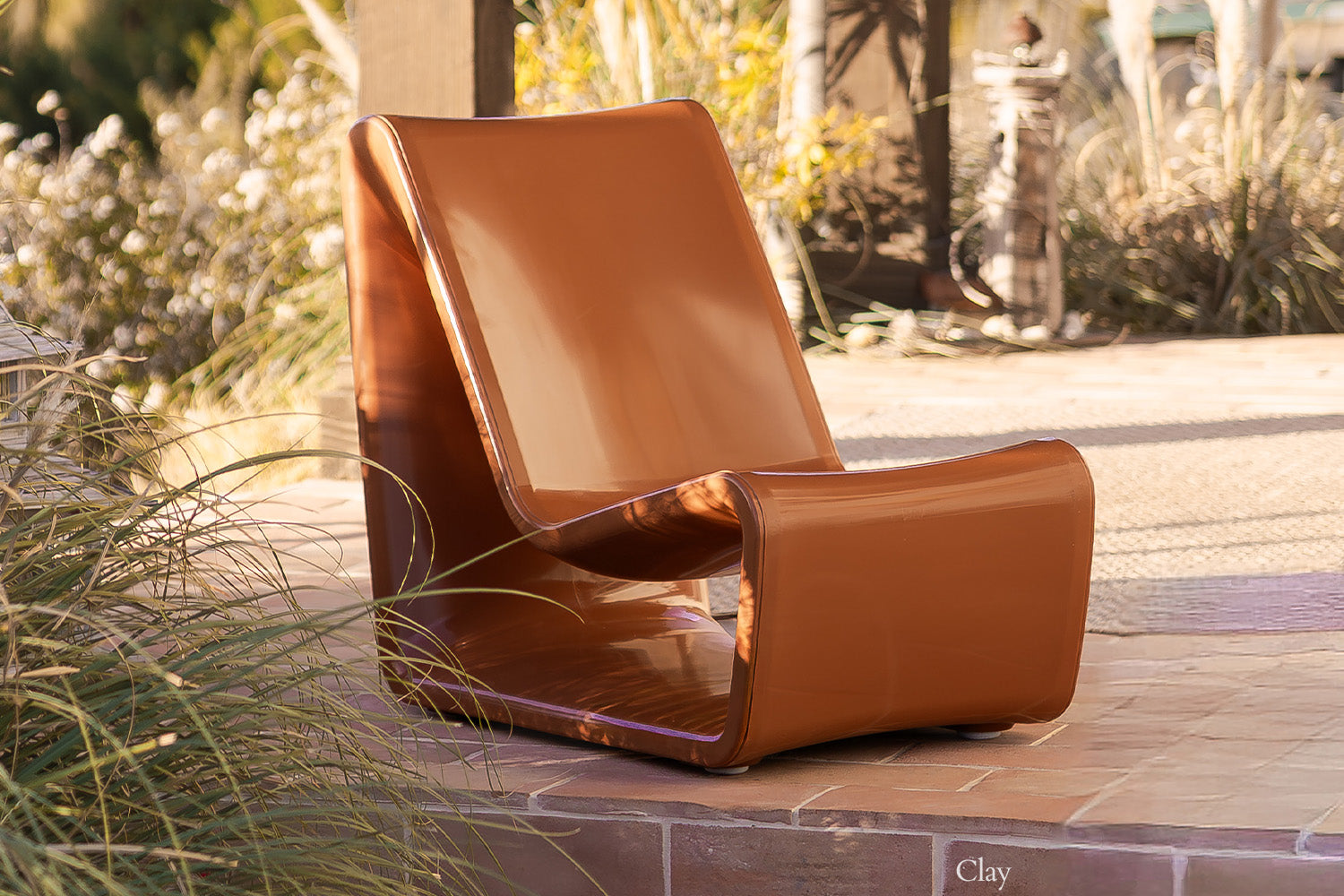 Loop Modern Outdoor Lounge Chair – In-Pool & Patio Tanning Ledge Chair