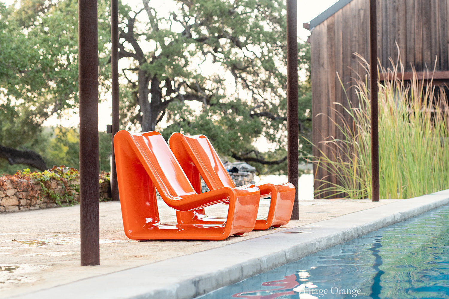 Loop Modern Outdoor Lounge Chair – In-Pool & Patio Tanning Ledge Chair