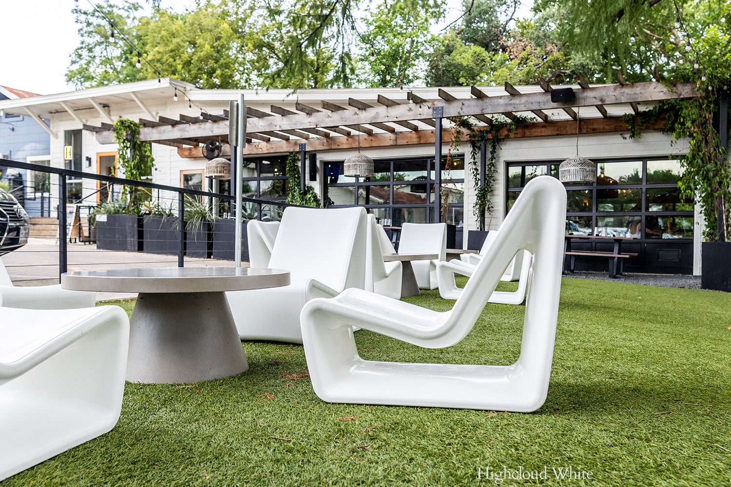 Loop Modern Outdoor Lounge Chair – In-Pool & Patio Tanning Ledge Chair