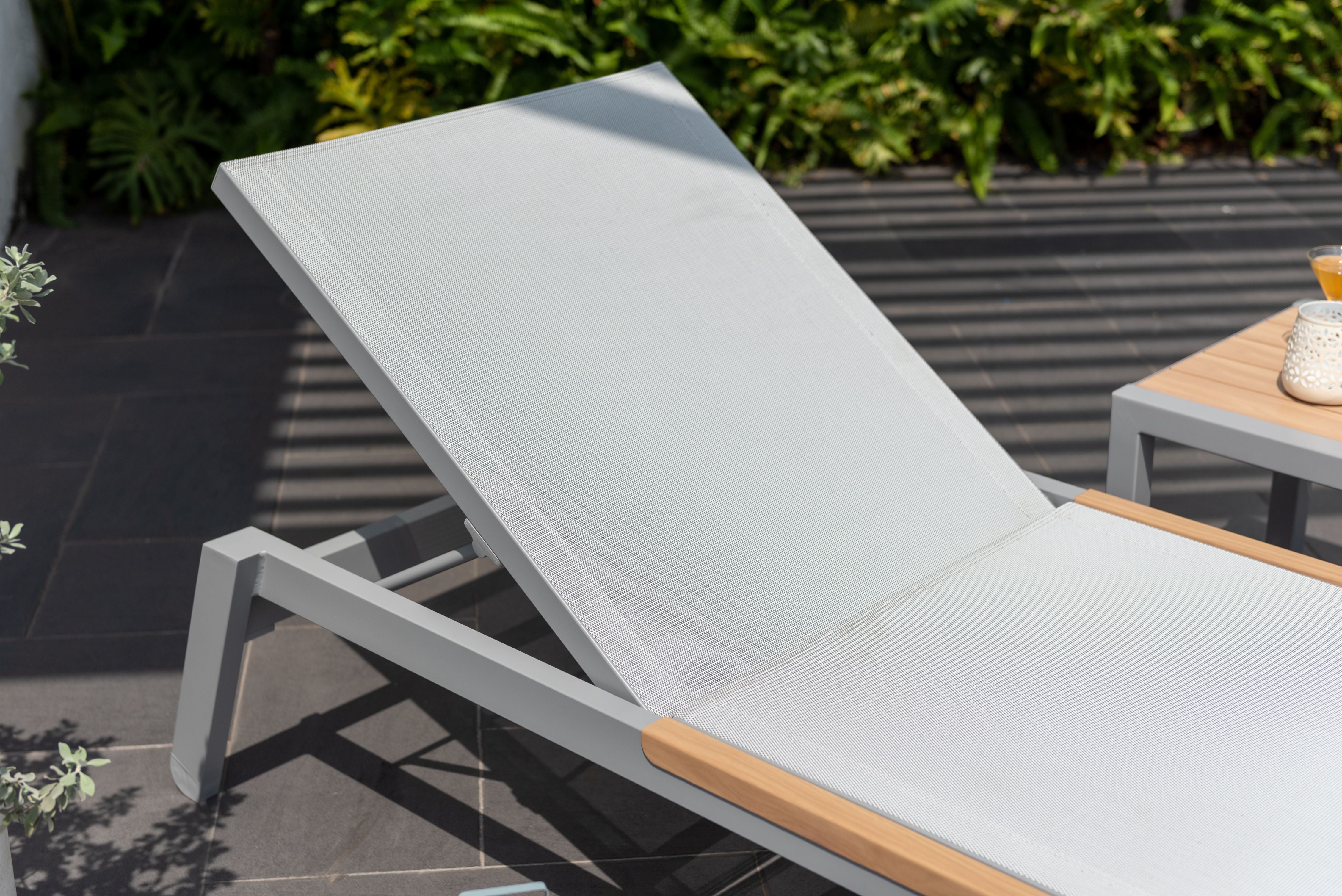 Panama Light Outdoor Sun Lounger