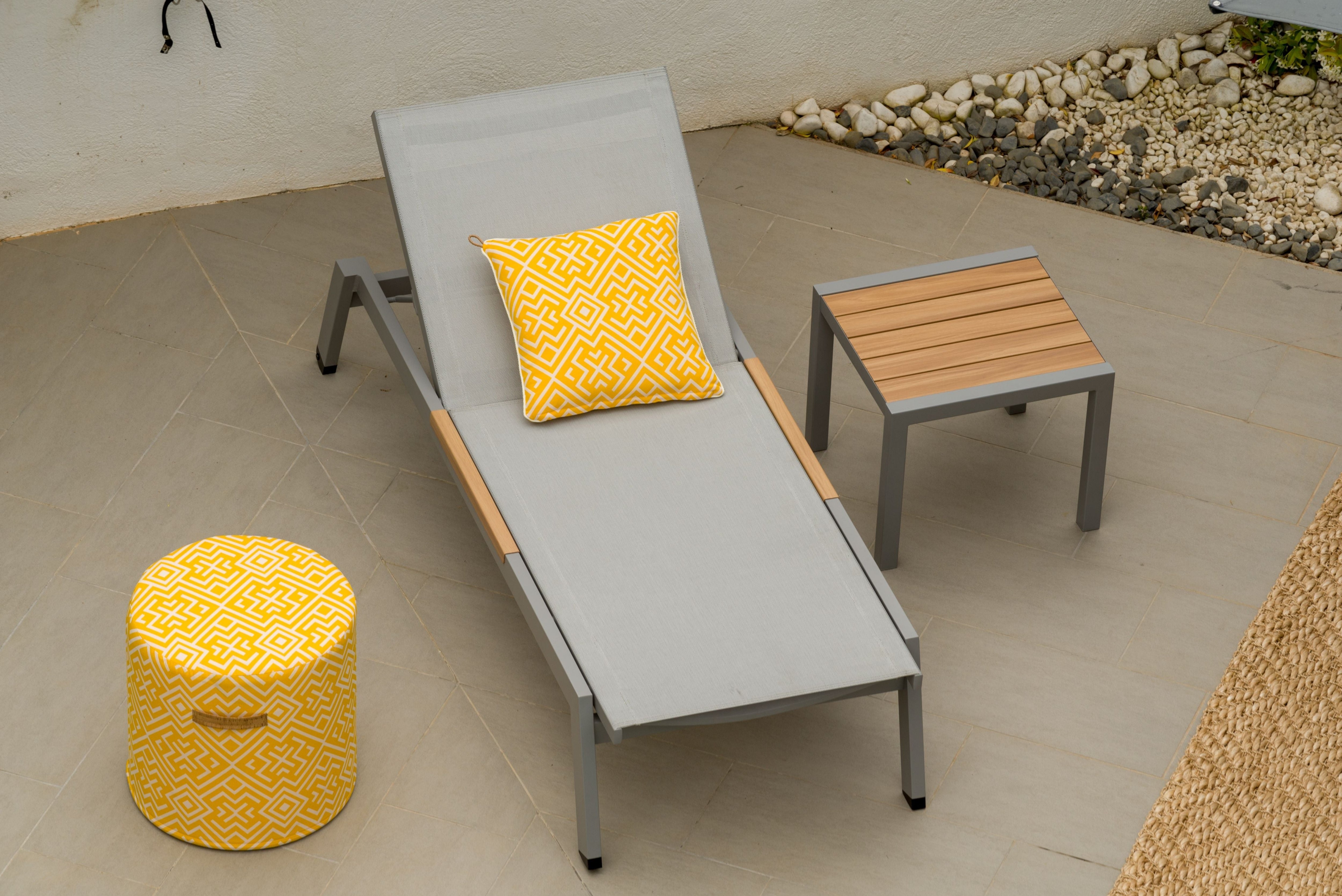 Panama Light Outdoor Sun Lounger