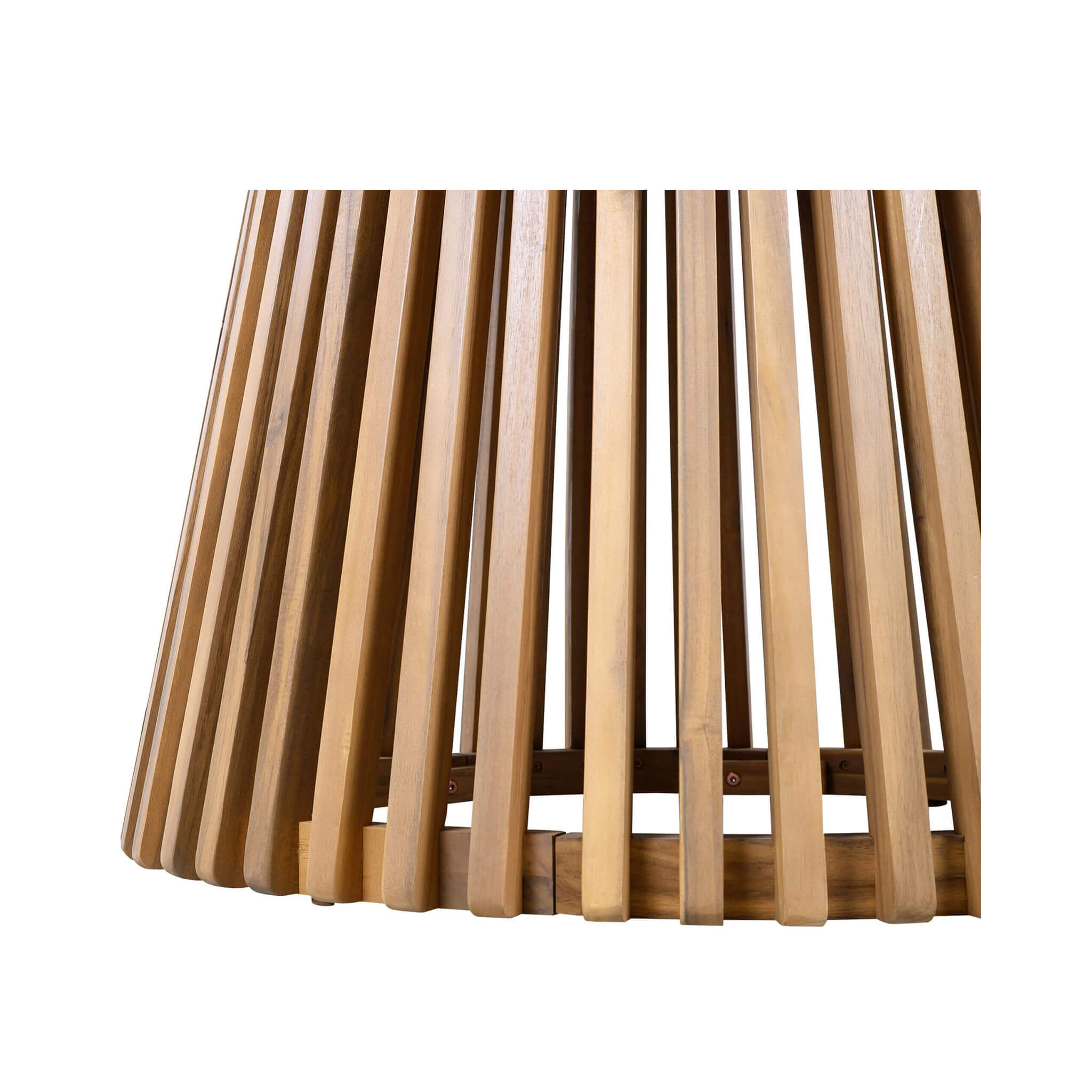5-Piece Acacia Wood Outdoor Dining Set with Braided Chairs & Cushions | Alora